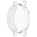 For Huawei Watch GT4 41mm Full Coverage TPU Electroplated Watch Protective Case(Transparent White)