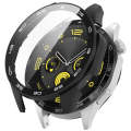 For Huawei Watch GT 4 46mm PC + Tempered Glass Integrated Watch Protective Case with Graduated Di...