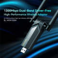 LB-LINK WDN1300H Dual Band 1300M USB Wireless Network Card Dual Antenna WiFi Receiver