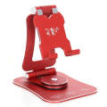 G61 Portable Folding 360-Degree Rotating Desktop Phone Holder(Red)