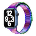 For Apple Watch Series 7 45mm Bamboo Magnetic Stainless Steel Metal Watch Strap(Color)