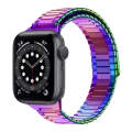 For Apple Watch Series 6 40mm Bamboo Magnetic Stainless Steel Metal Watch Strap(Color)