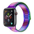 For Apple Watch Series 4 44mm Bamboo Magnetic Stainless Steel Metal Watch Strap(Color)