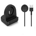 For Google Pixel Watch 2 Smart Watch Silicone Charging Bracket with Charger(Black)