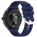 For Xiaomi Watch S3 Glossy Surface Silicone Watch Band(Dark Blue)