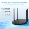 WAVLINK WN531AX2 AX1800 Dual Band Gigabit Wireless Internet Router WiFi 6 Repeater, Plug:UK Plug