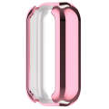 For Xiaomi Smart Band 8 Active Full Package TPU Electroplated Watch Protective Case(Pink)