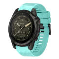 For Garmin Tactix 7 AMOLED 26mm Quick Release Silicone Watch Band(Mint Green)