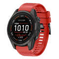 For Garmin Epix Pro 51mm 26mm Quick Release Silicone Watch Band(Red)