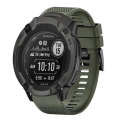 For Garmin Instinct 2X Solar 26mm Quick Release Silicone Watch Band(Army Green)