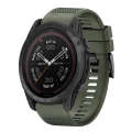 For Garmin Tactix 7 Pro 26mm Quick Release Silicone Watch Band(Army Green)