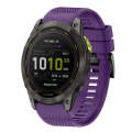 For Garmin Enduro 2 26mm Quick Release Silicone Watch Band(Purple)