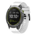 For Garmin Enduro 26mm Quick Release Silicone Watch Band(White)