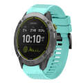 For Garmin Enduro 26mm Quick Release Silicone Watch Band(Mint Green)