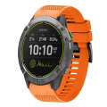 For Garmin Enduro 26mm Quick Release Silicone Watch Band(Orange)