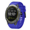 For Garmin Enduro 26mm Quick Release Silicone Watch Band(Dark Blue)