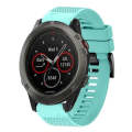 For Garmin Fenix 5X Sapphire 26mm Quick Release Silicone Watch Band(Mint Green)