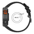 For Garmin Descent MK 2 26mm Quick Release Silicone Watch Band(Orange)