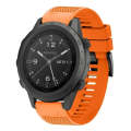 For Garmin MARQ Commander 22mm Quick Release Silicone Watch Band(Orange)