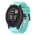 For Garmin  Instinct 2 Solar 22mm Quick Release Silicone Watch Band(Mint Green)