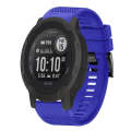 For Garmin  Instinct 2 Solar 22mm Quick Release Silicone Watch Band(Dark Blue)