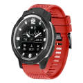 For Garmin Instinct Crossover 22mm Quick Release Silicone Watch Band(Red)