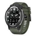 For Garmin Instinct Crossover 22mm Quick Release Silicone Watch Band(Army Green)