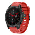 For Garmin Epix Gen 2 22mm Quick Release Silicone Watch Band(Red)