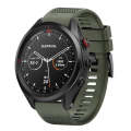 For Garmin Approach S62 22mm Quick Release Silicone Watch Band(Army Green)