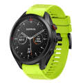 For Garmin Approach S62 22mm Quick Release Silicone Watch Band(Lime Green)