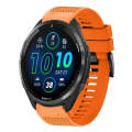 For Garmin Forerunner 965 22mm Quick Release Silicone Watch Band(Orange)