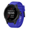 For Garmin Forerunner 945 22mm Quick Release Silicone Watch Band(Dark Blue)