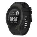 For Garmin Instinct 2 22mm Quick Release Silicone Watch Band(Black)