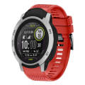For Garmin Instinct 22mm Quick Release Silicone Watch Band(Red)
