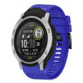 For Garmin Instinct 22mm Quick Release Silicone Watch Band(Dark Blue)