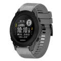 For Garmin Descent G1 22mm Quick Release Silicone Watch Band(Grey)