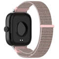 For Redmi Watch 4 Nylon Loop Metal Connector Watch Band(Pink)
