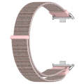 For Redmi Watch 4 Nylon Loop Metal Connector Watch Band(Pink)
