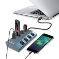 WAVLINK WL-UH3049 USB 3.0 4-Ports Desktop Fast Charger Station with Independent Switch(AU Plug)