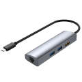 WAVLINK WL-UHP3408 USB HUB Adapter 4-in-1 Type-C to HD + 2xUSB3.0 + Gigabit RJ45 Docking Station