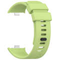 For Redmi Watch 4 Solid Color Silicone Sports Watch Band(Lime Green)