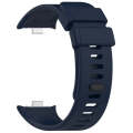 For Redmi Watch 4 Solid Color Silicone Sports Watch Band(Dark Blue)