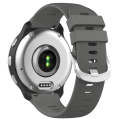 For Garmin D2 Air X10 43mm Cross Texture Silicone Watch Band(Dark Gray)