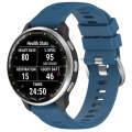 For Garmin D2 Air X10 43mm Cross Texture Silicone Watch Band(Dark Blue)