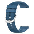 For Garmin D2 Air X10 43mm Cross Texture Silicone Watch Band(Dark Blue)