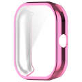 For Redmi Watch 4 Full Package TPU Electroplated Watch Protective Case(Pink)