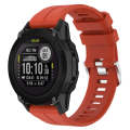 For  Garmin Descent G1 Solar Letel 22mm Solid Color Silicone Watch Band(Red)