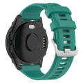 For Garmin Descent G1 Solar 22mm Solid Color Silicone Watch Band(Green)