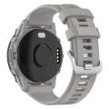 For Garmin Descent G1 Solar 22mm Solid Color Silicone Watch Band(Light Gray)