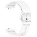 For Samsung Galaxy Fit 3 SM-R390 Solid Color Buckle Silicone Watch Band(White)